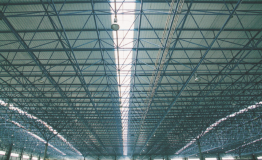 浙江傳化化學(xué)集團(tuán)液洗廠房（10800m2網(wǎng)架整體吊裝）